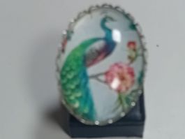 ring modeschmuck mit antiksilber überzogen