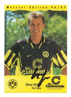 OTTMAR HITZFELD  BVB DORTMUND  AUTOGRAMM