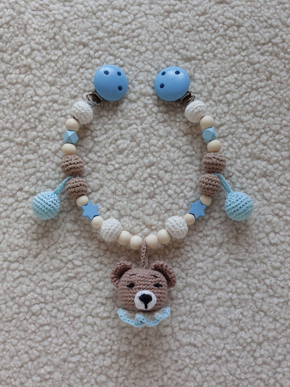 Giocattoli: Kinderwagenkette Bär – Nuovo e nell'imballaggio originale da Bleienbach venduto da babyhandgemachts