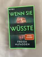 Buch Wenn Sie Wüsste Thriller Freida McFadden Taschenbuch