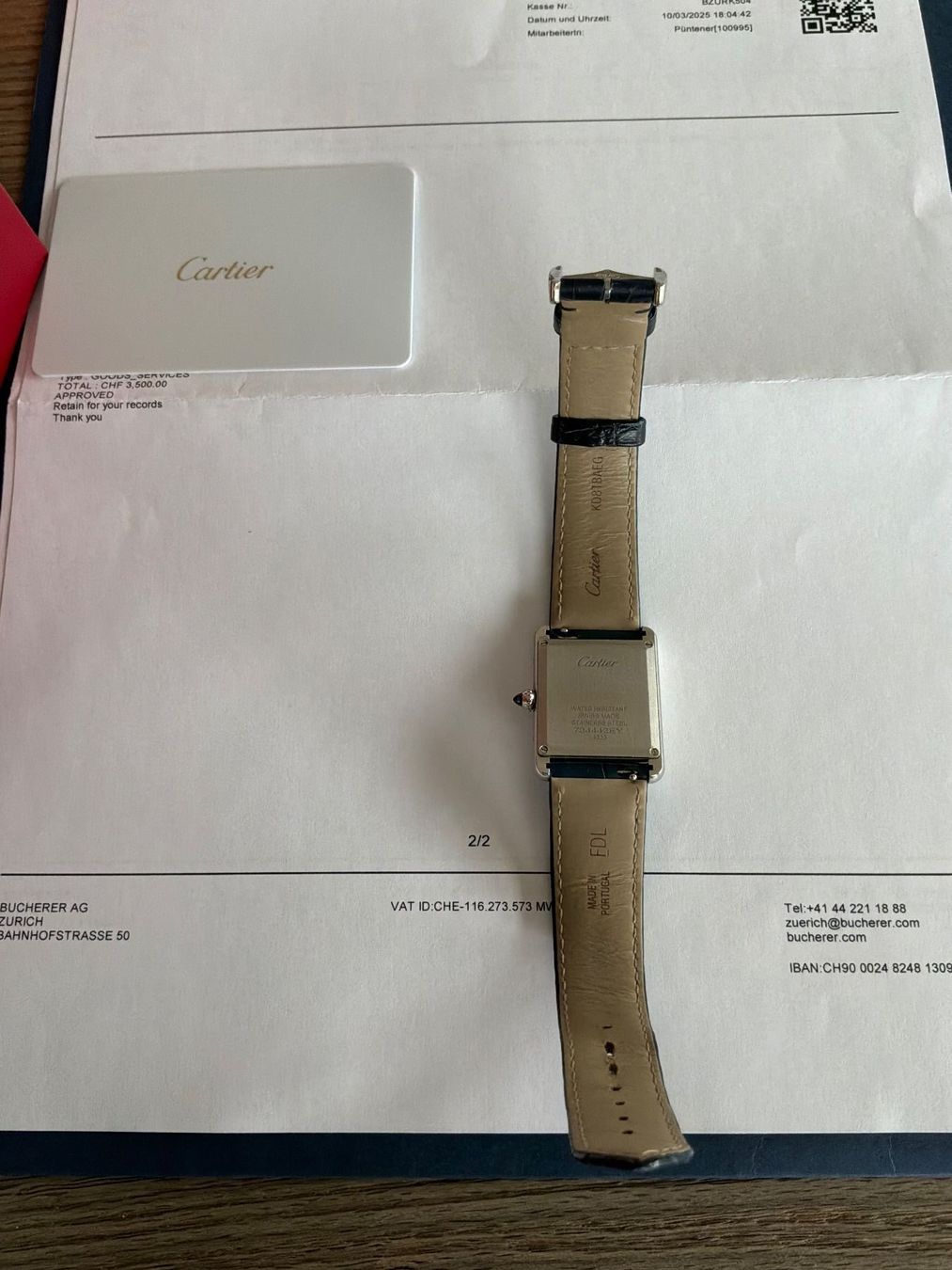 Cartier Uhren: Cartier Tank Must – Neu (gemäss Beschreibung) aus Thalwil von malexx 4