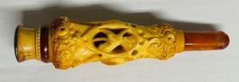 Meerschaum Zigarettenspitze mit Etui