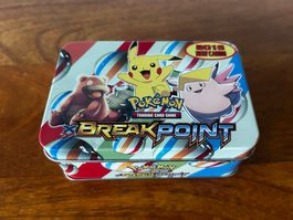 Pokémon Break Point / Leere Blechdose (Sammlerbox)