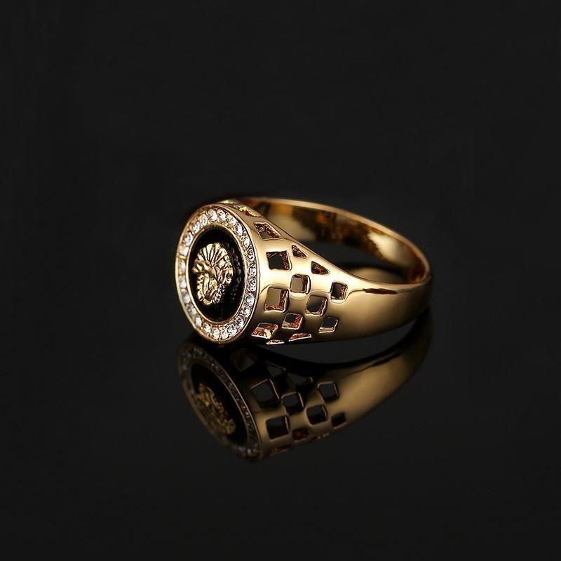 Anelli: Herren Ring mit Wappen Medusa Grösse 68 – Nuovo e nell'imballaggio originale da Mund venduto da Happy_trader 1