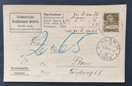 SCHWEIZERISCHE KRANKENKASSE HELVETIA 1916