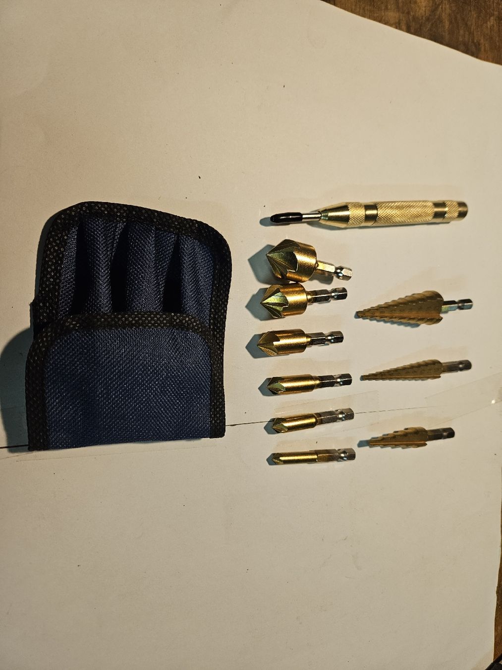Tutti gli attrezzi: Senker-Set mit Zentrierspitze, 8-teilig – Nuovo (secondo la descrizione) da Oberburg venduto da znas 1