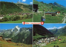 Wiler  VS  im Lötschental mit Luftseilbahn / Lauchernalp