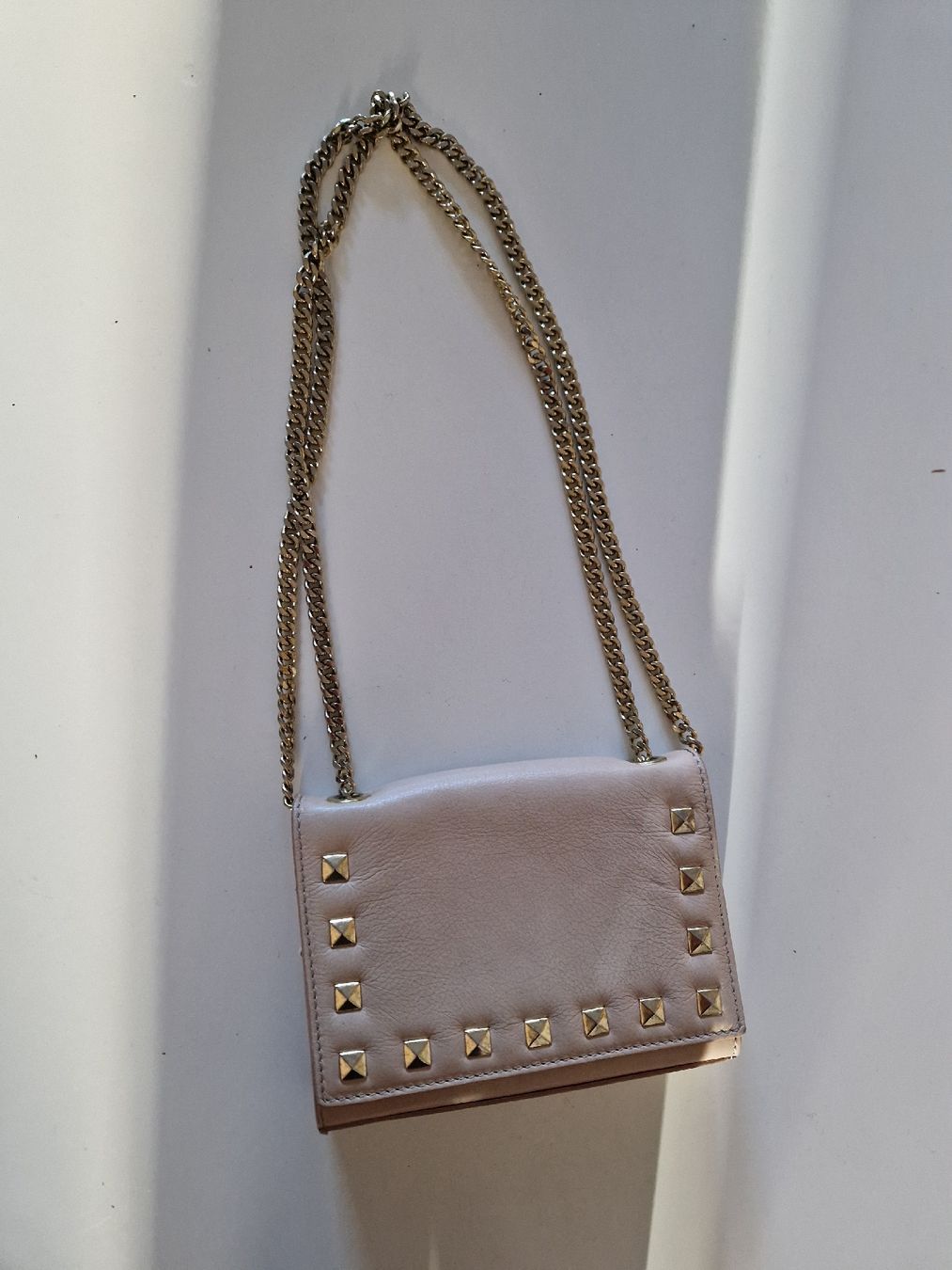 Morgan Borse da donna: Morgan Handtasche, hellrosa, Kette, Top Zustand! – Usato da Winterthur venduto da kri_2786