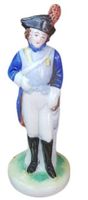 Porzellanfigur Miniatur Soldat