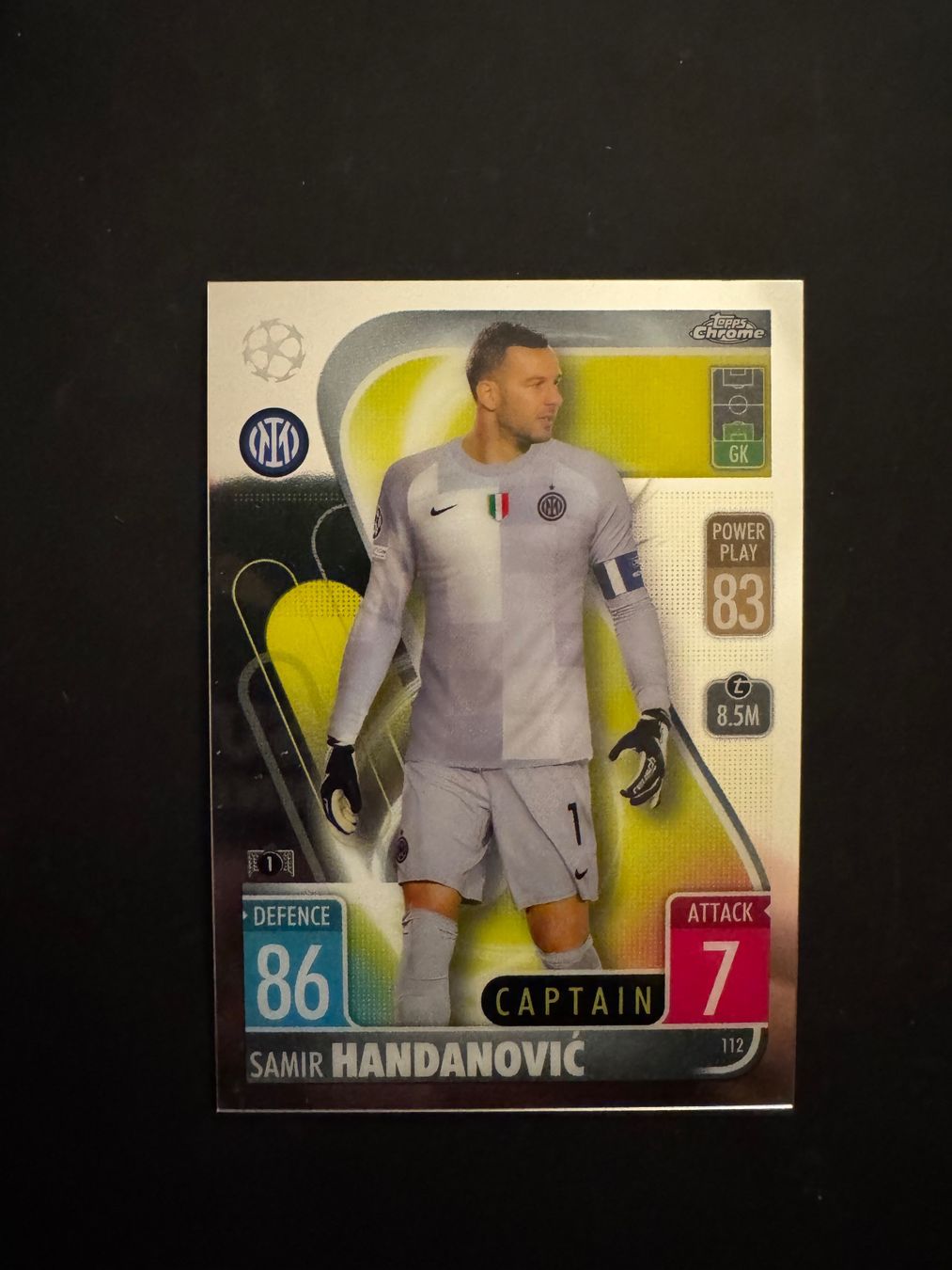 Topps Carte collezionabili: Carte Topps Chrome Samir Handanovic - Inter Milan 2023! – Nuovo (secondo la descrizione) da Lausanne venduto da Dri_Shop