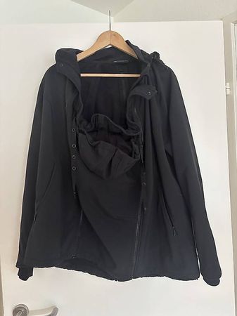Tragejacke Softshell mamalila M schwarz