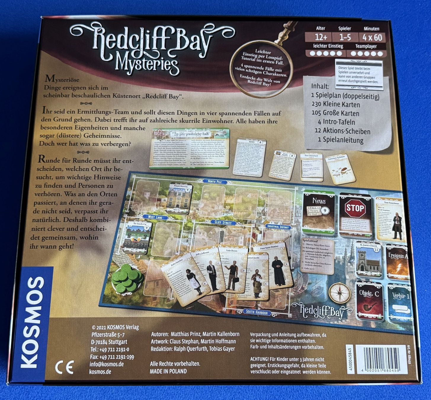 Kosmos Giochi: Brettspiel Redcliff Bay Mysteries – Nuovo (secondo la descrizione) da Triesen venduto da Ot1100 1