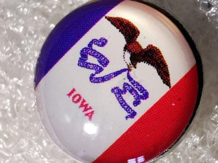 Spille & Fermagli: Ansteckpin 1: Flagge US Bundesstaat – Usato da Oppligen venduto da Pin-Fall-Shop