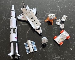 🚀 NASA Space Shuttle Set 10 Pièces 1:144 Complet 2015