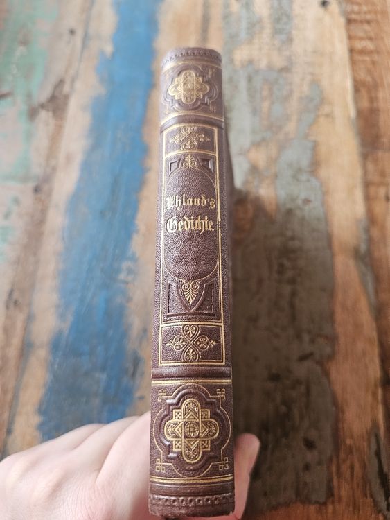 Livres: Antikes Buch "Gedichte" Ludwig Uhland, 1871, Top Zustand! – D'occasion à Meisterschwanden par Luluku 4