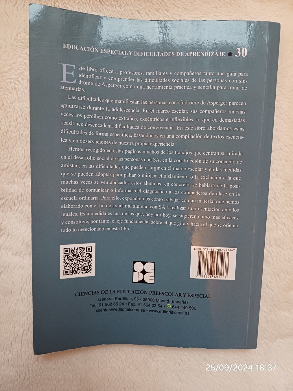 Libri: Spanischen Buch - Titel: "El Síndrome de Asperger" – Usato da Würenlos venduto da JRP_71 5