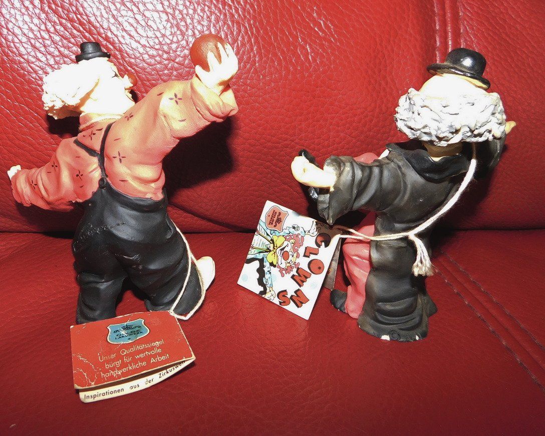 Figuren: 2 Gilde Clowns, H ca. 11 cm – Gebraucht aus Villnachern von Niggo0 1