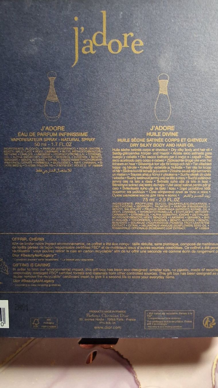 Dior Parfum & Eau de Toilette: Christian Dior - J'adore Gift set /geschenkt set – Neu (gemäss Beschreibung) aus Stallikon von wbsch 3