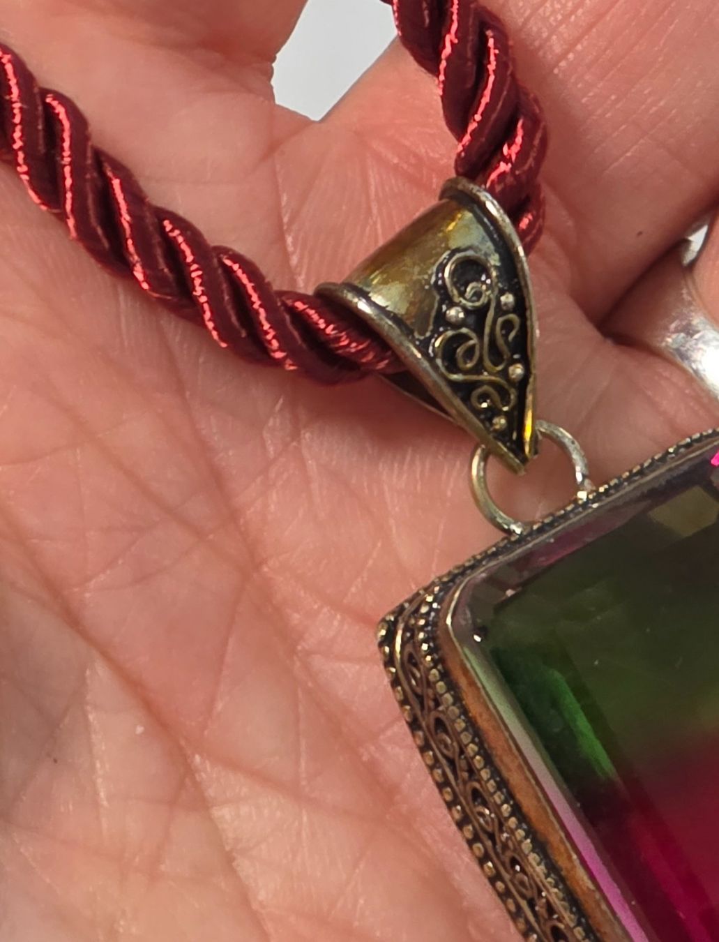 Anhänger: Kette mit Anhänger Stein 925 Silber Neu – Neu (gemäss Beschreibung) aus Zürich von ben_mn5h 6