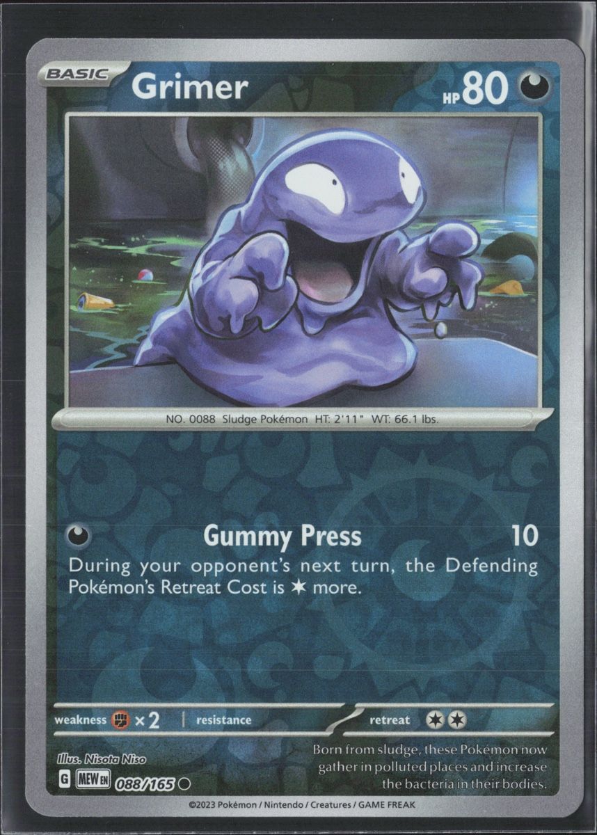 Pokémon Sammelbilder & Trading cards: POKÉMON / Grimer / Mew 151 / Reverse 🇺🇸 – Gebraucht aus Herzogenbuchsee von TCG-HQ