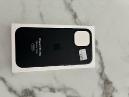 Coque Apple iPhone 12 Pro Max silicone noir, parfait état