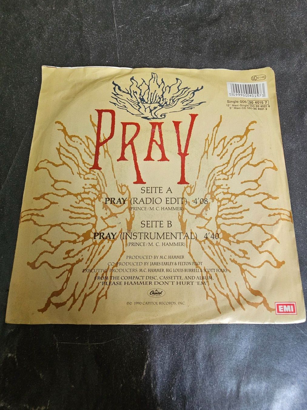 Schallplatten: Vinyl, 7" LP - MC Hammer – Pray (1990) – Gebraucht aus Biberist von Foolio0 1