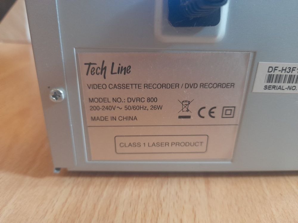 TechLine DVRC 800 DVD/VHS Rekorder mit HDMI Dolby Digital | Kaufen auf ...