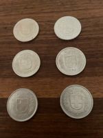 Silber 5  Franken 6 Stück sehr guter Zustand