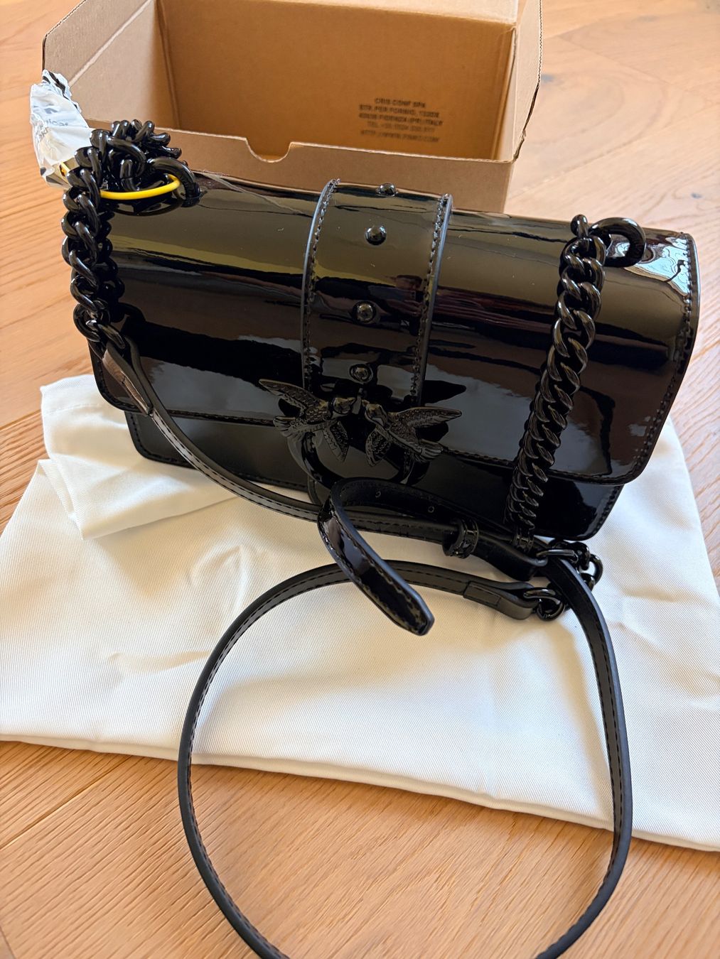Pinko Borse da donna: PINKO Mini Love Bag schwarz – Nuovo e nell'imballaggio originale da Hofstatt venduto da alchemilla8 4