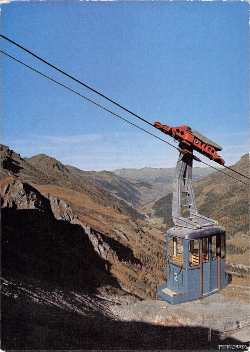 Cartoline postali: Lac de Dix VS // 1966 Grande Dixence Seilbahn – Usato da Basel venduto da intermezzo12