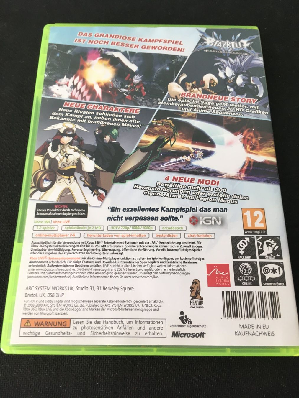 Microsoft Giochi: Blazblue - Continuum Shift für Xbox360 – Usato da St.Gallen venduto da Punktchen01 1