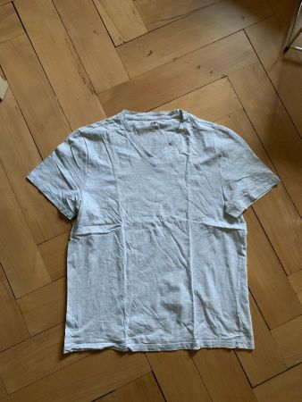 T-Shirt hellgrau meliert L