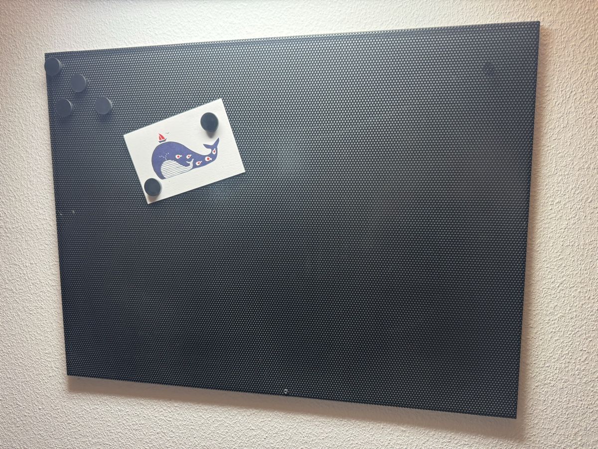 Lavagne: 1x Pinnwand Chrom oder schwarz (4x vorhanden) – Usato da Cham venduto da matap1 2