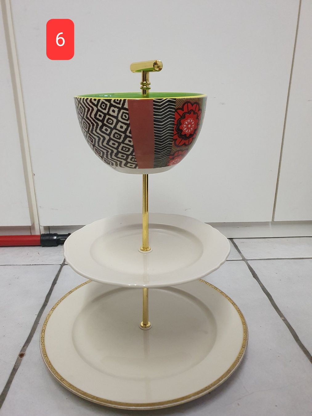Set di piatti: Alzatina tripla (6) – Usato da Melano venduto da H-Sara
