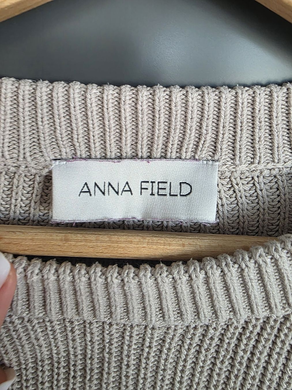 Anna Field Maglioni & Felpe: Anna Field Pullover gerippt beige Grösse M – Usato da Schlieren venduto da est_b2px 1
