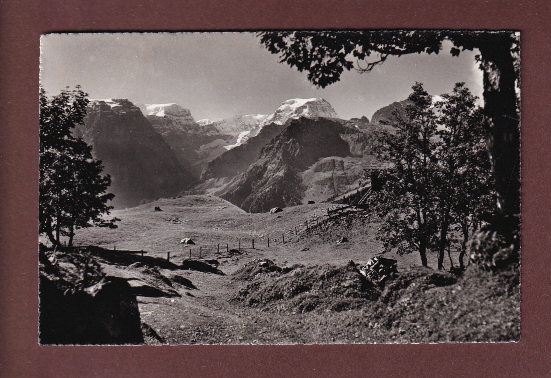 Cartoline postali: BRAUNWALD - Tödi - 1959 – Usato da Pully venduto da nicecards-shop