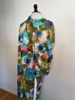 Polyesterstoff Blumen gross 3 x 1,8m
