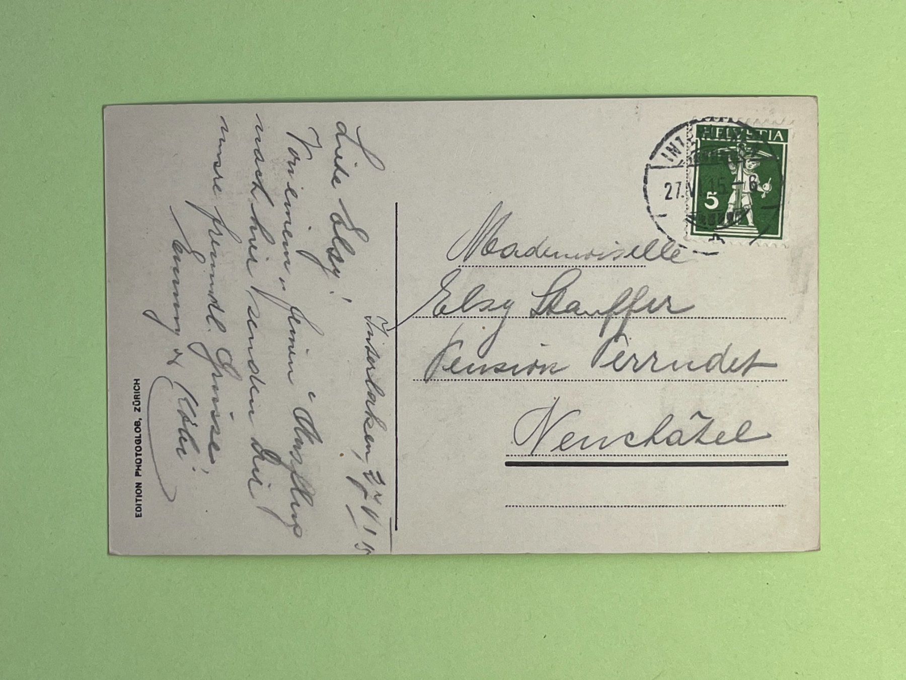 Cartes postales: Interlaken und Jungfrau – D'occasion à Steg VS par danwer74 1