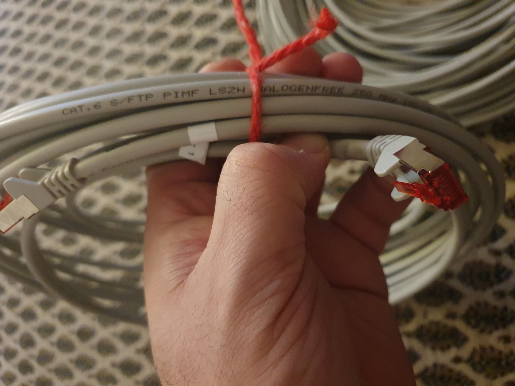 Cavi: 10m Patchkabel Cat6 RJ45 kat6 Ethernetkabel Wentronic 25mhz – Usato da Zürich venduto da eymen20 2