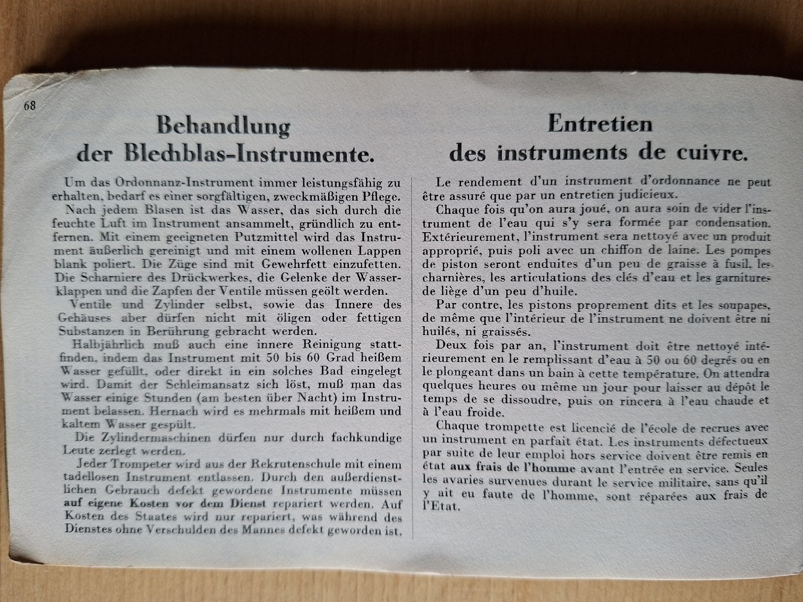 Libri: Antikes Büchlein,  Trompeter-Ordonnanz – Usato da Schwanden Sigrisw venduto da len_9yqg 9