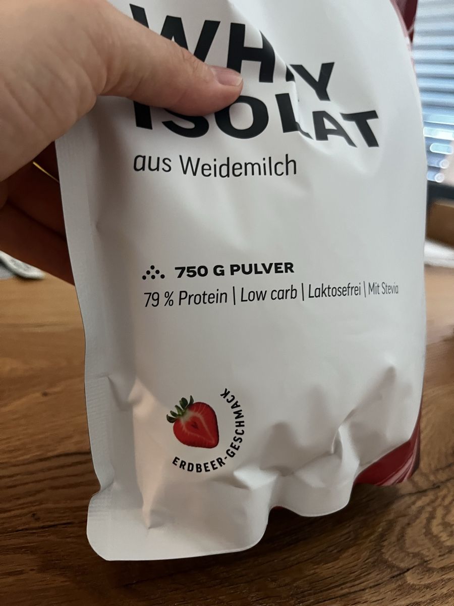 Cibi & Specialità: edubily - WHEY ISOLAT aus Weidemilch Erdbeer - Geschmack – Usato da Baar venduto da Girlpower1994 1