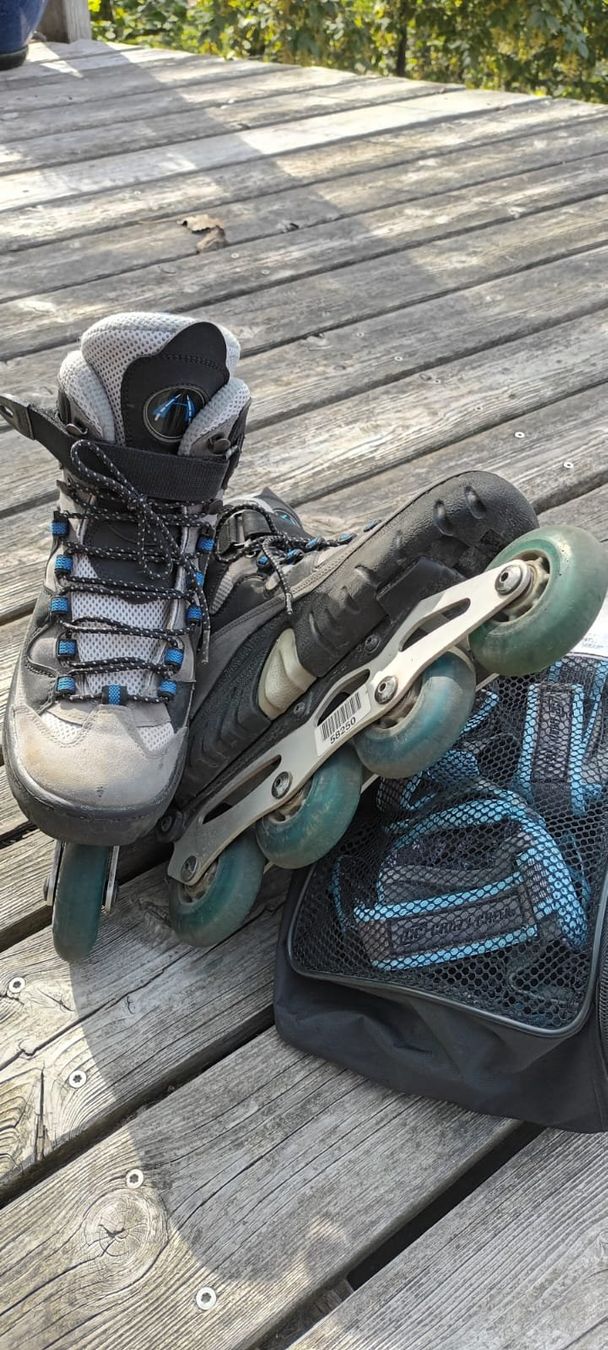 Pattini in linea & Pattini a rotelle: Rollschuhe guter Zustand – Usato da Klosters venduto da cin11 1