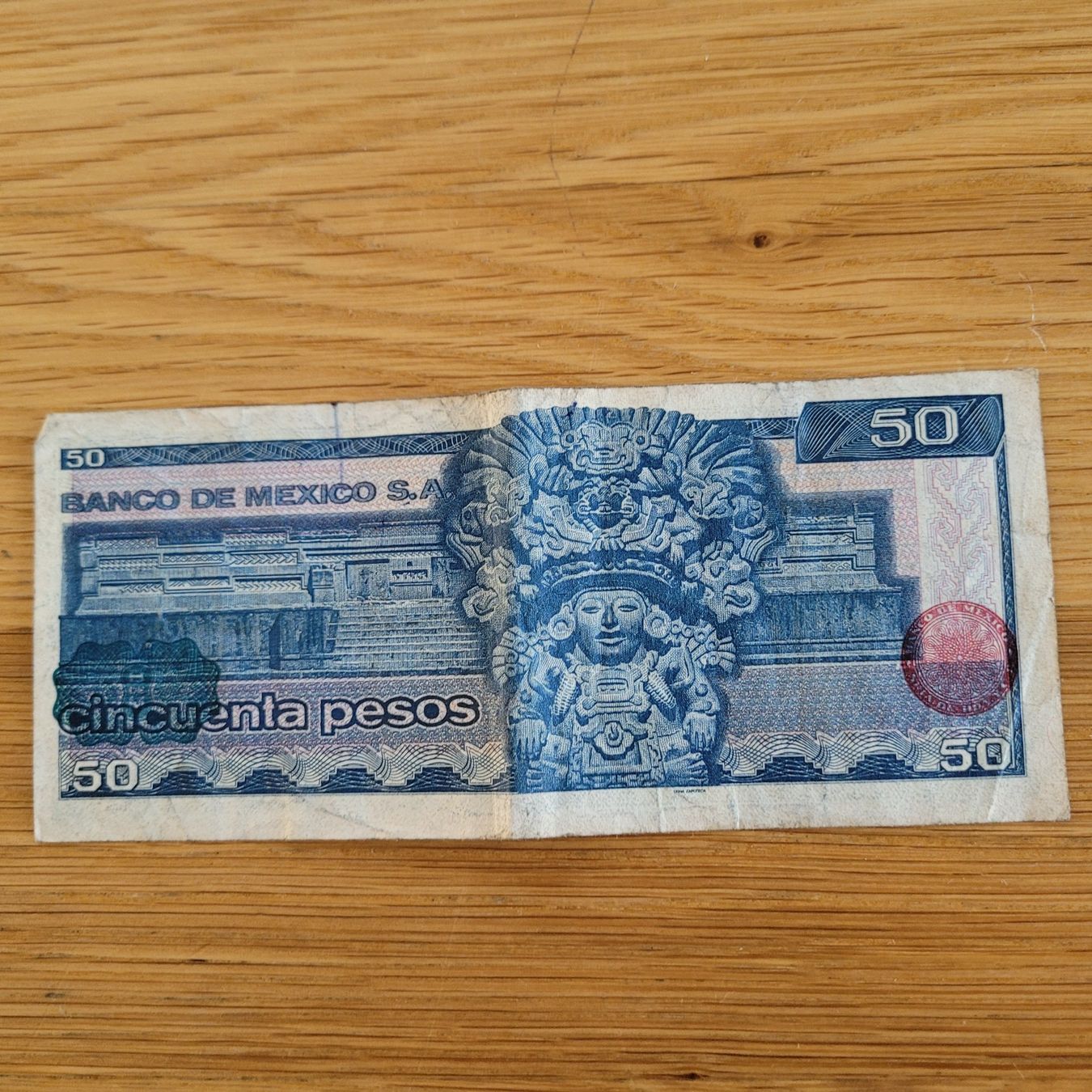 Billets de banque: Banknote Mexico 50 – D'occasion à Biel/Bienne par Destockweb 1