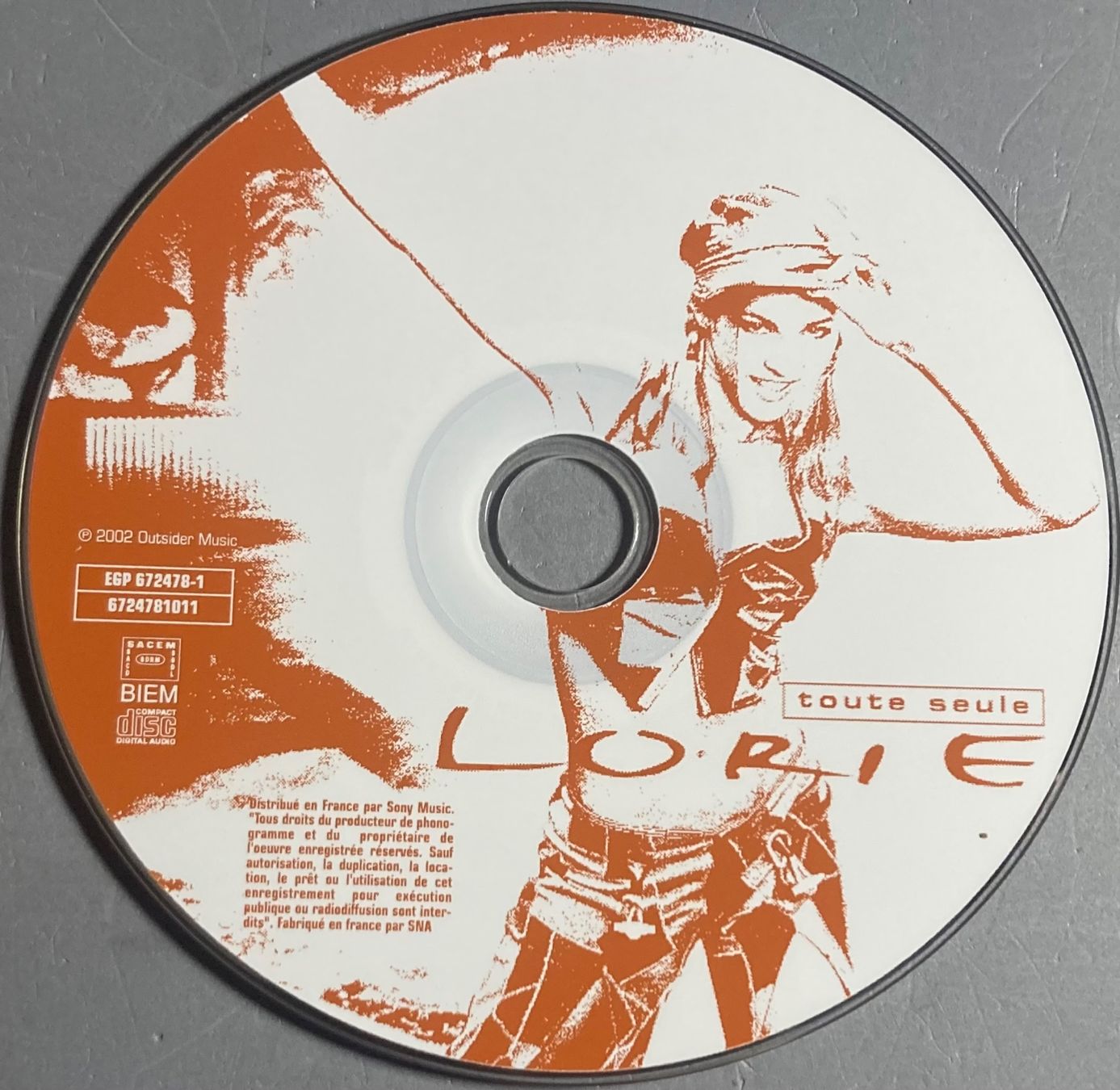 CD: LORIE - TOUTE SEULE – Usato da Poliez-Pittet venduto da Newtown-Records 2