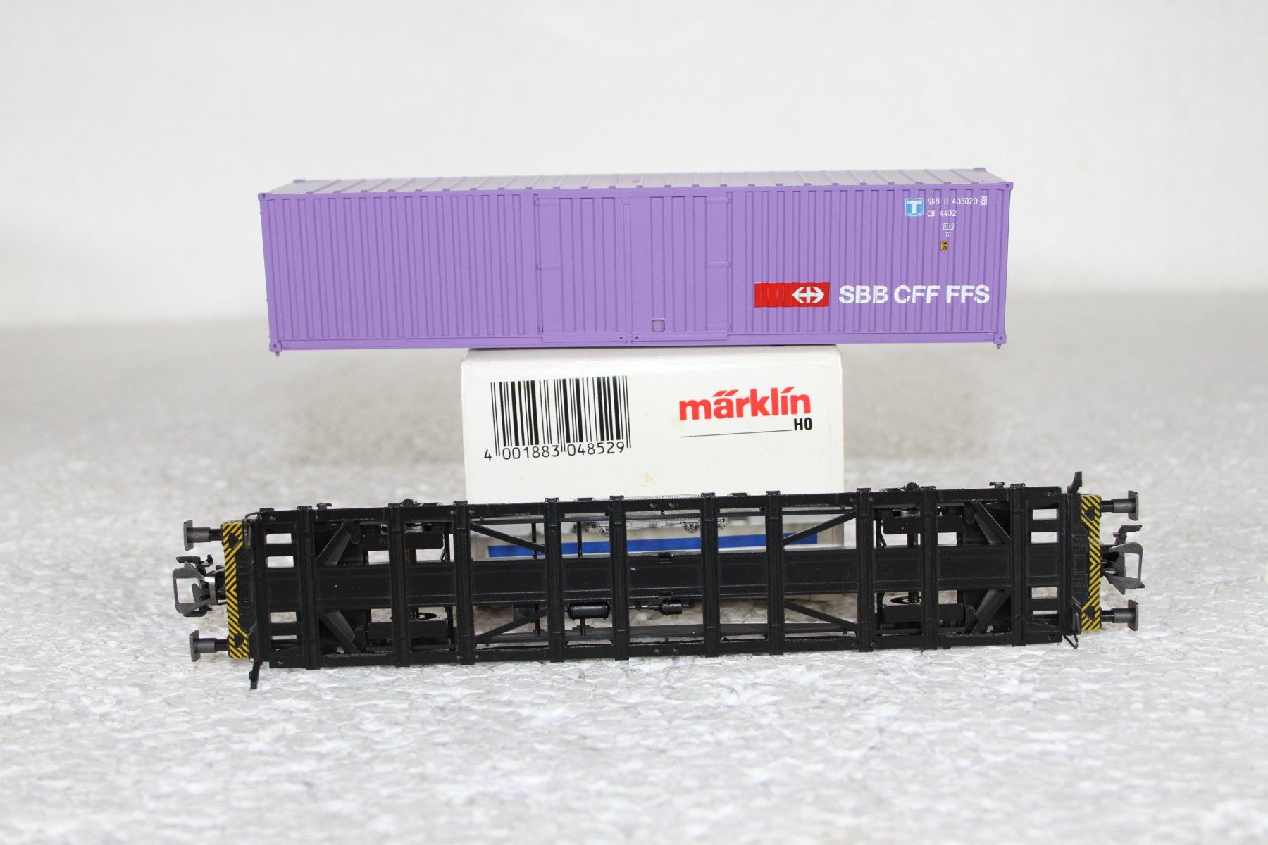 Märklin Modellini di ferrovie: Märklin 4852 SBB Containerwagen – Usato da Triesen venduto da gleis8 8