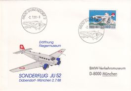 Sonderflug Ju-52 Dübendorf - München 1988