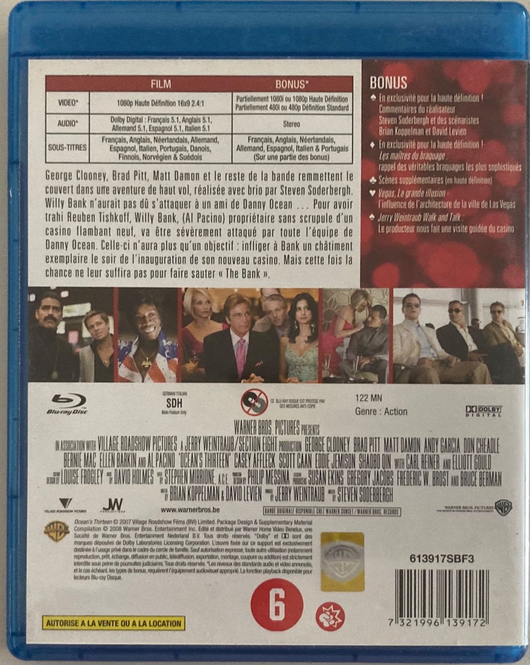 Tutti i DVDs: OCEAN'S THIRTEEN – Usato da Poliez-Pittet venduto da Newtown-Records 1