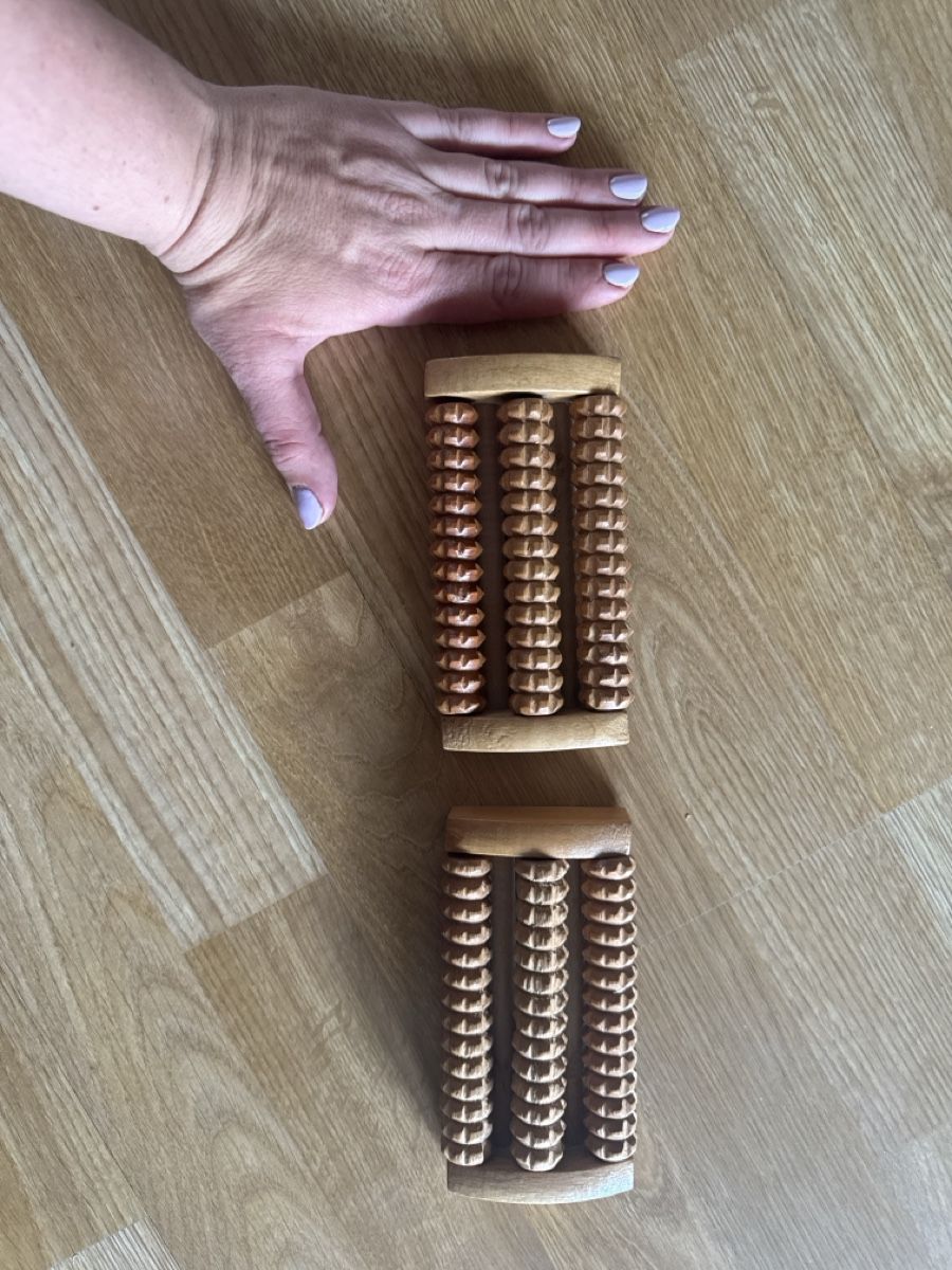 Dispositivi per massaggi: Fussmassage-Set Holz – Usato da Cham venduto da ReUse_and_ReCycle