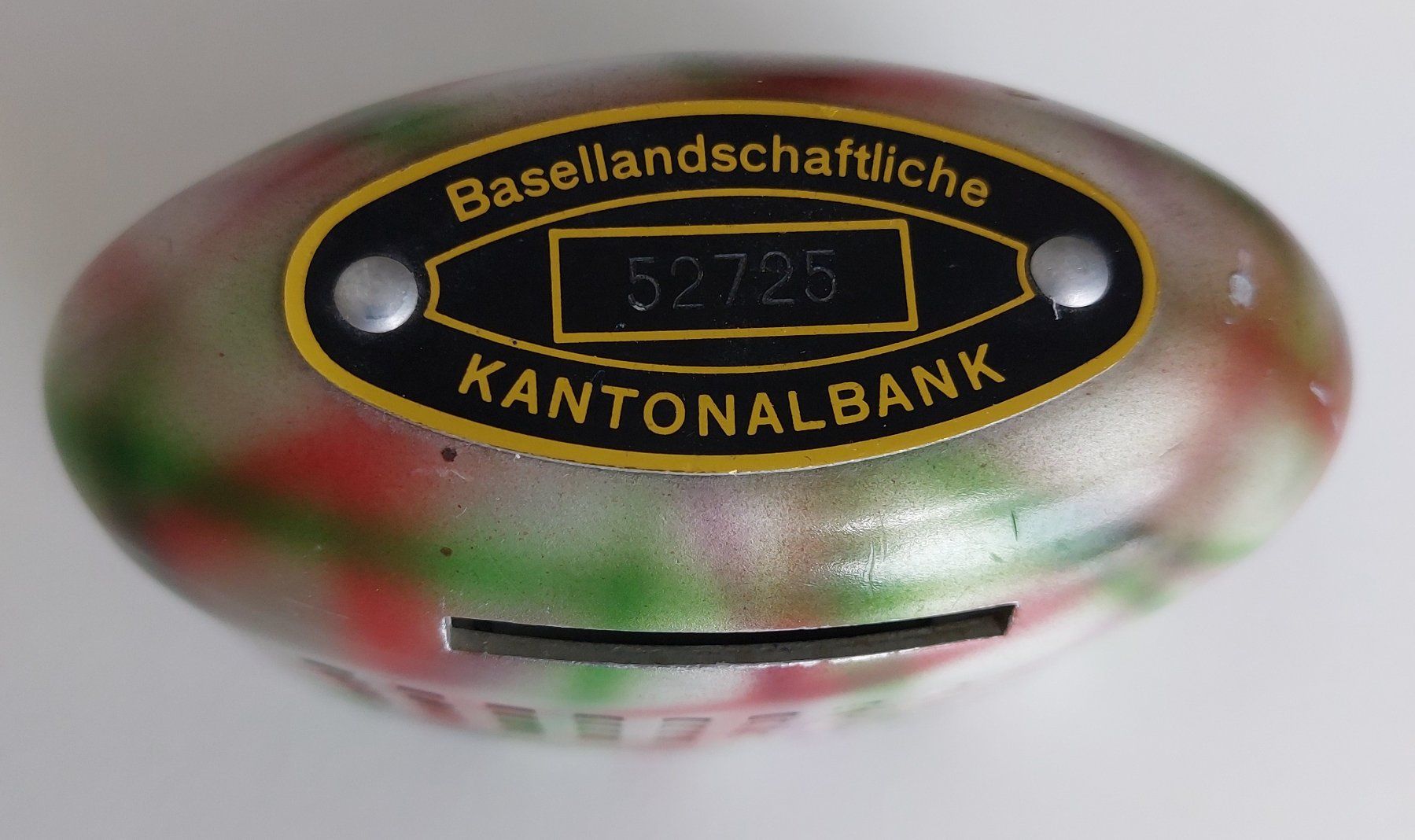 Big Belly Bank Salvadanai: Kässeli Sparkässeli Basellandschaftliche Sparkasse – Usato da Schenkon venduto da Elbarto007 1