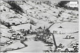 Flugaufnahme Alt St. Johann im Winter